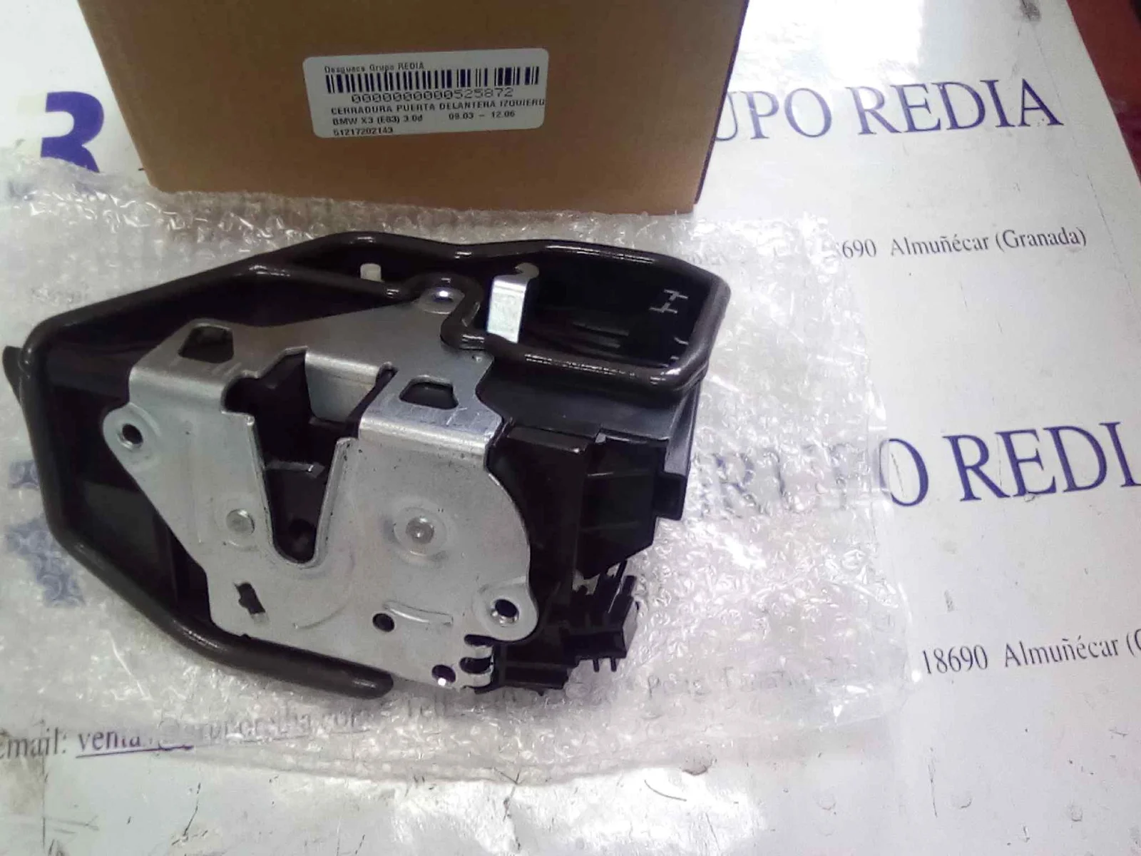 Foto de CERRADURA PUERTA DELANTERA IZQUIERDA BMW SERIE X1 (F48) referencia 51217202143