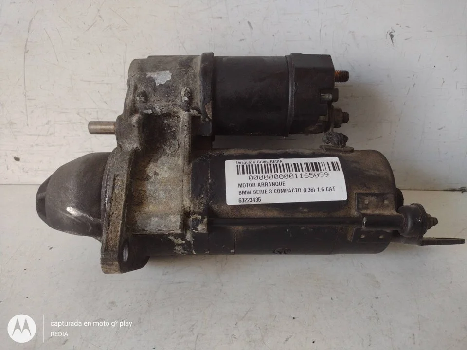Foto de MOTOR ARRANQUE BMW SERIE 3 COMPACTO (E36) referencia 63223435