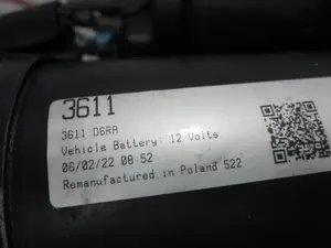 Foto de MOTOR ARRANQUE PEUGEOT 307 (S1)(04.2001) 1.6 16V CAT (109 CV / 80 KW) referencia D6RA foto 6