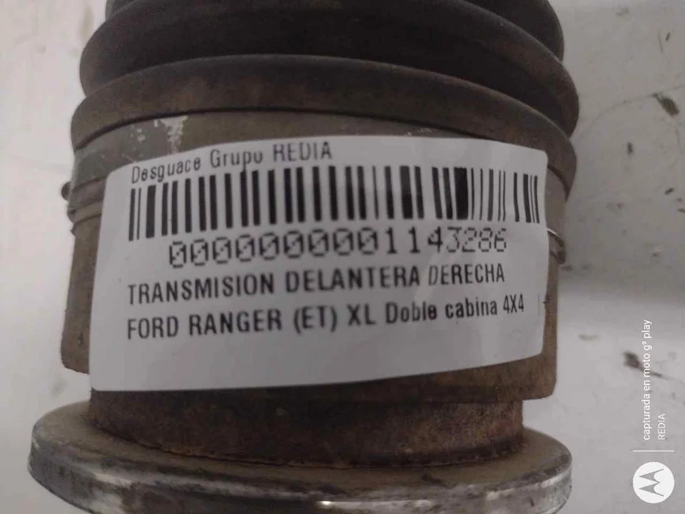 Foto de TRANSMISION DELANTERA DERECHA FORD RANGER (ET) 2.5 TDCi CAT (143 CV / 105 KW)