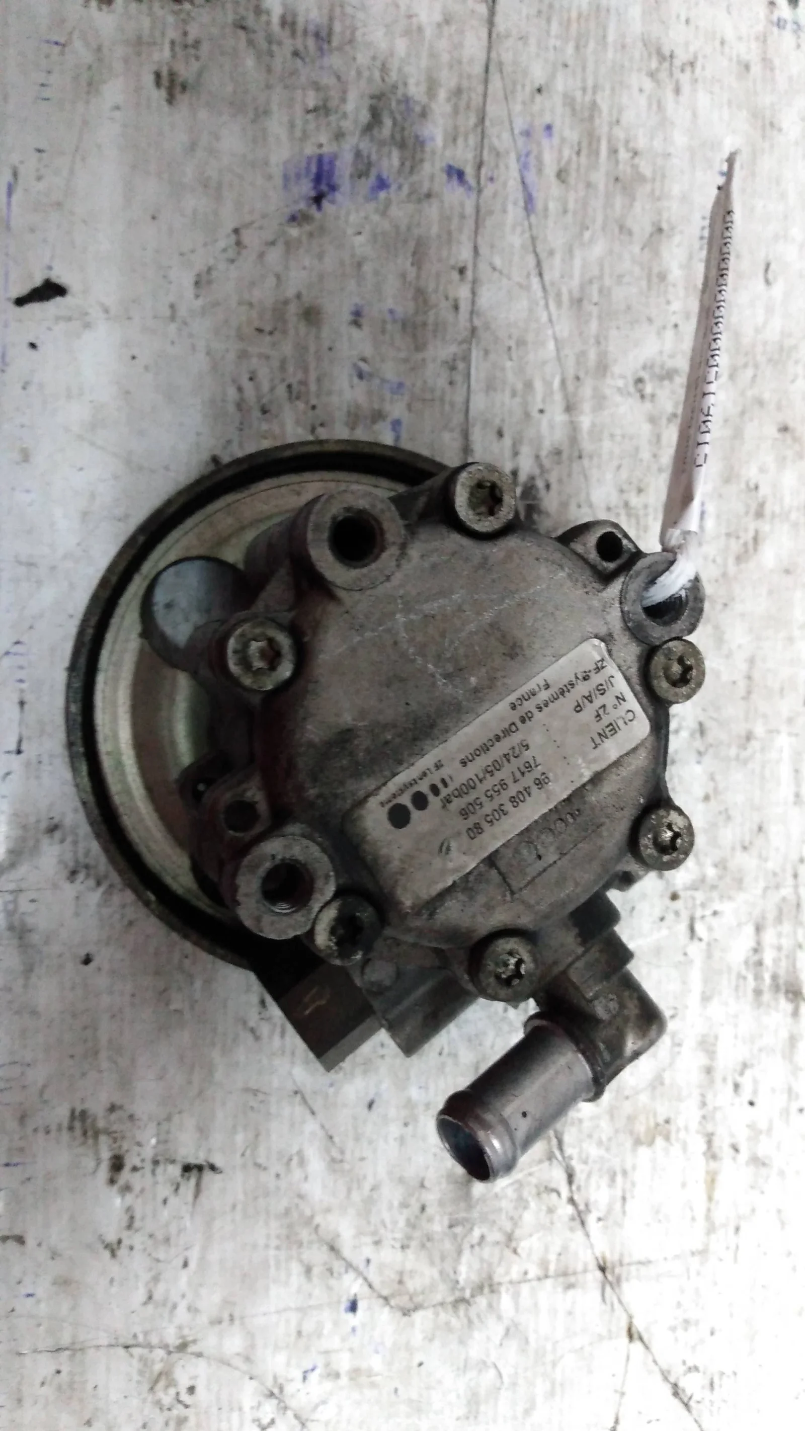 Foto de BOMBA DIRECCION PEUGEOT 406 BERLINA (S1/S2) 2.0 HDi (109 CV / 80 KW) referencia 9640830580
