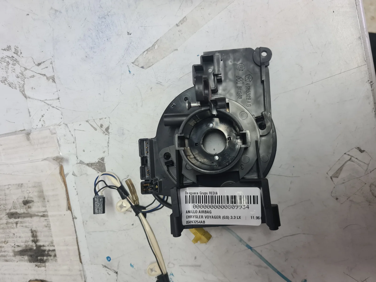 Foto de ANILLO AIRBAG CHRYSLER VOYAGER GS 3.3 CAT (158 CV / 116 KW) referencia 05093254AB