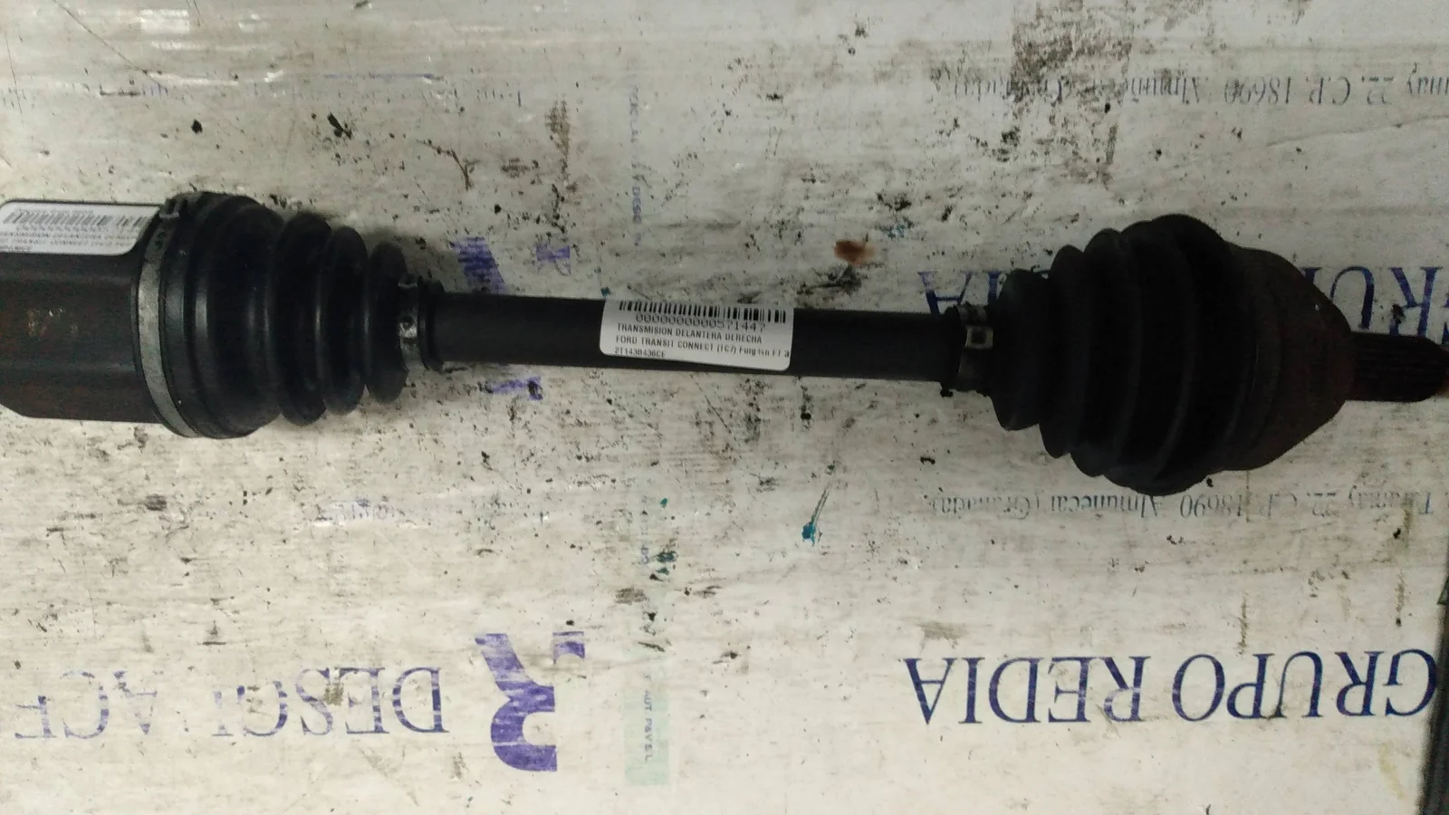 Foto de TRANSMISION DELANTERA DERECHA FORD TRANSIT CONNECT (TC7) referencia 2T143B436CE