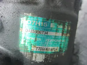 Foto de COMPRESOR AIRE ACONDICIONADO RENAULT LAGUNA (B56) referencia 77008619716 foto 3